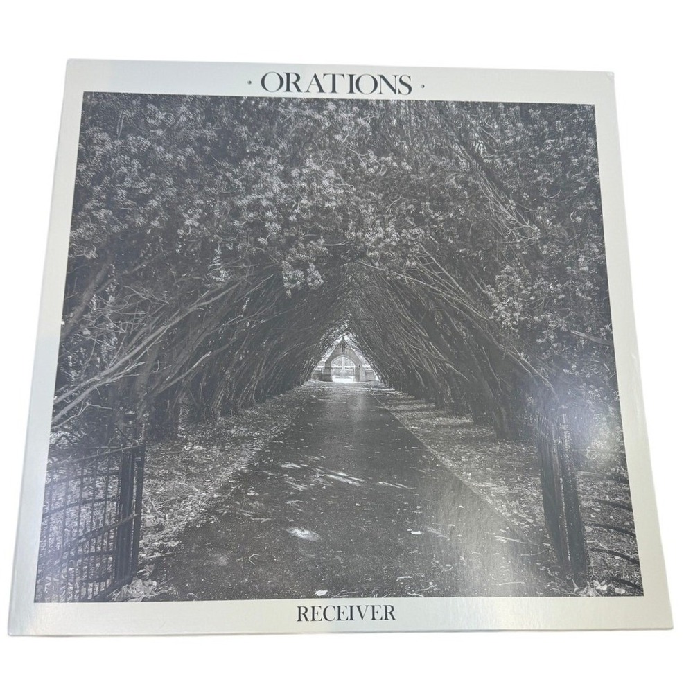 Orations Receiver Vinyl LP Custom Made Music 2019 WOOO-0811 Black 12‎ Inch Album